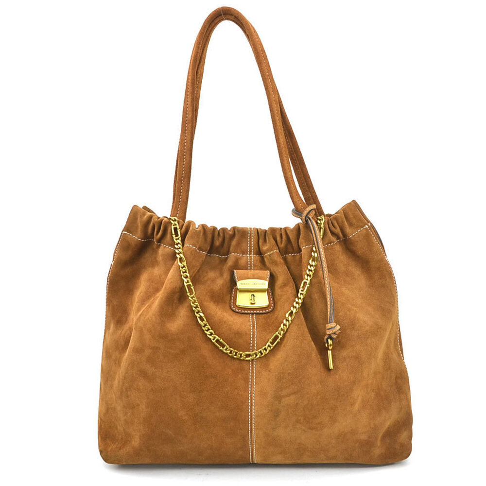 Marc Jacobs handbag, suede, brown, women's, h32242k